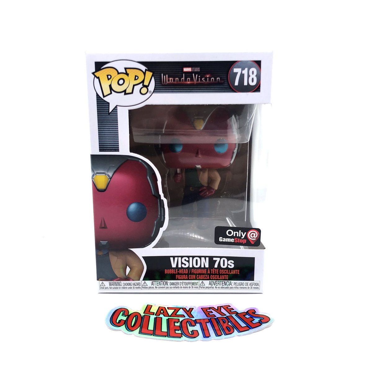 Have you been enjoying  #RonsMCURecap for  #WandaVision  ? Do you like free stuff? If you do, go ahead and RT this tweet and follow  @lazyeyecollect for a chance to win this Vision 70s exclusive Funko pop! Episode 4 recap and analysis dropping today!