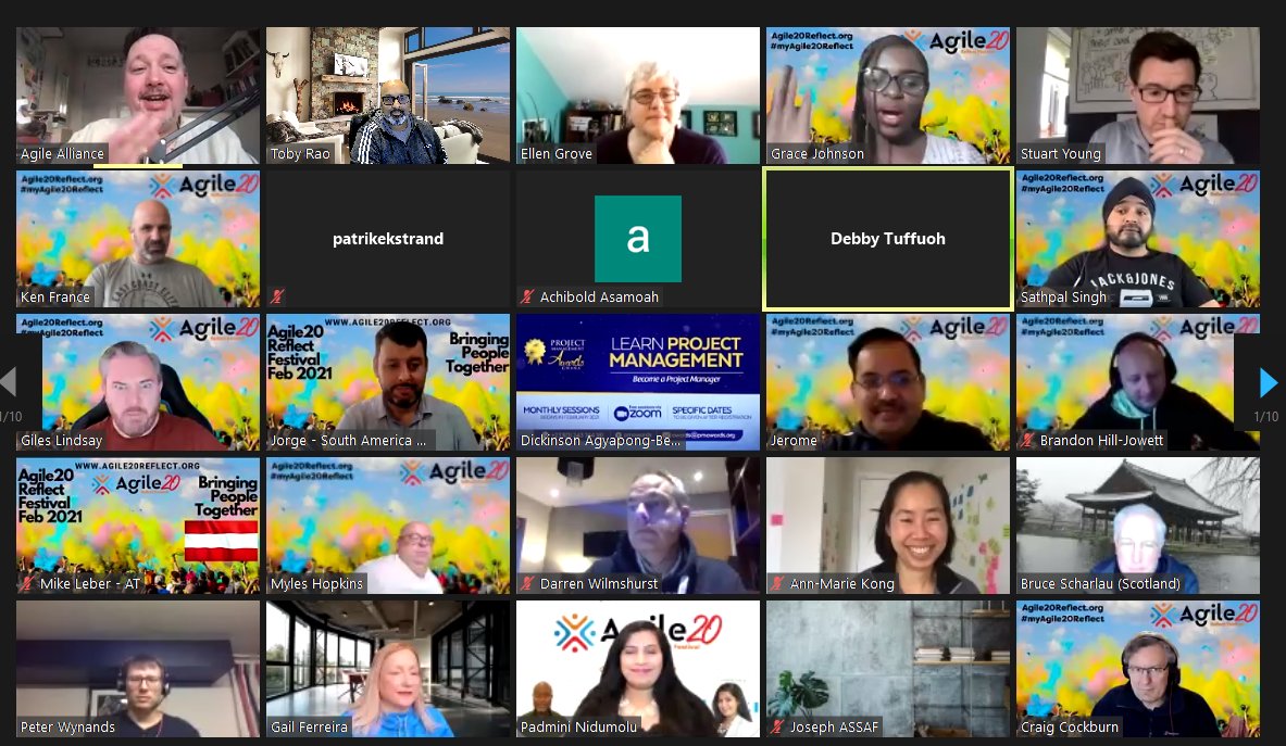 tobyrao's tweet image. How exciting! The month-long Agile Festival has officially started!

#Agile20Reflect 
#myAgile20Reflect