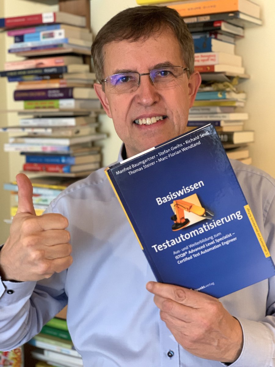 Manfred Baumgartner (@manfredbaumgart) on Twitter photo 😊 Diese Woche im <a href="/dpunkt_verlag/">dpunkt.verlag GmbH</a> erschienen: Die 3.Auflage unseres Buches Basiswissen #Testautomatisierung: Aus- und #Weiterbildung zum #ISTQB® #Advanced Level #Test #Automation Engineer @yourasqf <a href="/iSQICert/">iSQI</a> <a href="/ATB_ISTQB/">AustrianTestingBoard</a> <a href="/IT_Connection/">IT Connection</a> <a href="/ADV_ITCommunity/">AUSTRIAN DIGITAL VALUE</a> <a href="/Nagarro/">Nagarro</a> <a href="/voesi/">VÖSI</a> 😊 Diese Woche im <a href="/dpunkt_verlag/">dpunkt.verlag GmbH</a> erschienen: Die 3.Auflage unseres Buches Basiswissen #Testautomatisierung: Aus- und #Weiterbildung zum #ISTQB® #Advanced Level #Test #Automation Engineer @yourasqf <a href="/iSQICert/">iSQI</a> <a href="/ATB_ISTQB/">AustrianTestingBoard</a> <a href="/IT_Connection/">IT Connection</a> <a href="/ADV_ITCommunity/">AUSTRIAN DIGITAL VALUE</a> <a href="/Nagarro/">Nagarro</a> <a href="/voesi/">VÖSI</a>