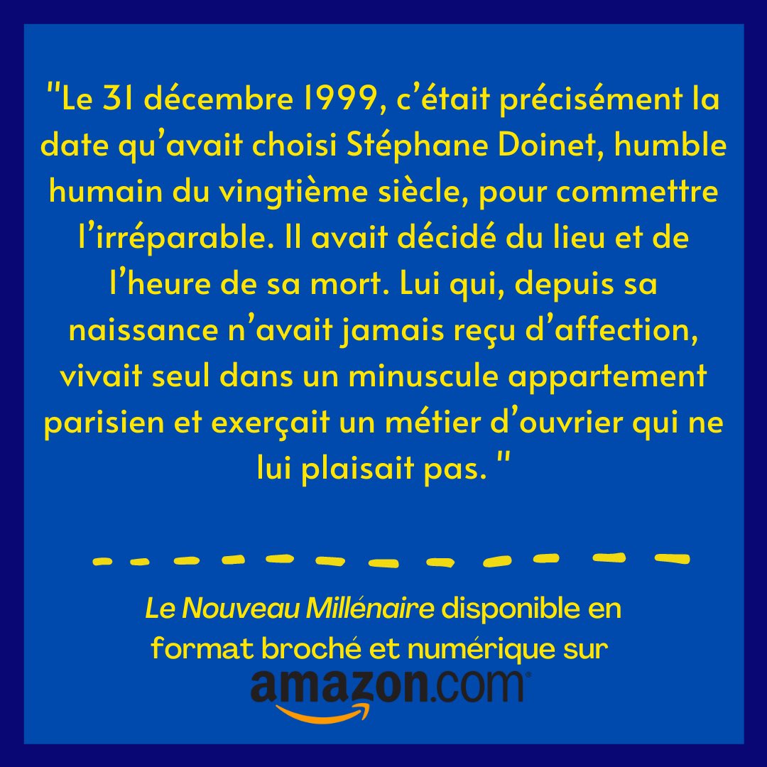 AuteureDjrd's tweet photo. Voici deux extraits de « Le Nouveau Millénaire » disponible sur https://t.co/jyv3NoeGcI ! 📖
#amazonkdp #autoédition #romansf #sciencefiction #lecture https://t.co/IvDImp3Lu1