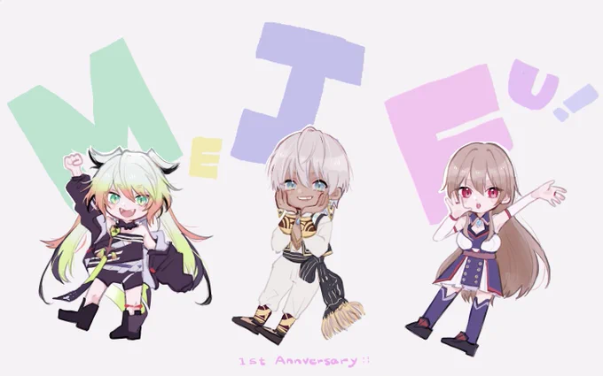 #絵リッサ
#絵ブラヒム
#フレン見て
#メイフ 一周年おめでとう? 