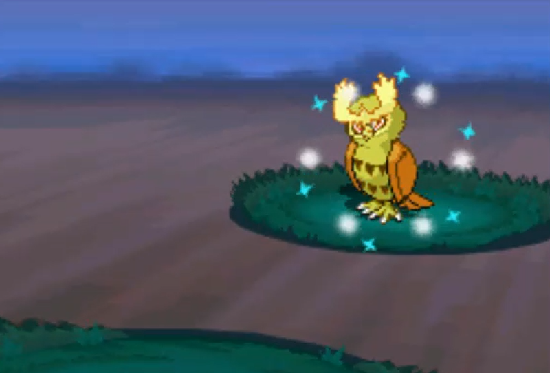 33Sceptile's tweet photo. Shiny Noctowl after 10,384 REs in the Nature Preserve! Such a cool place to hunt, phase 1 for Fraxure/Kecleon.

Video: https://t.co/09upHthiVH https://t.co/Feqw4gqLxW
