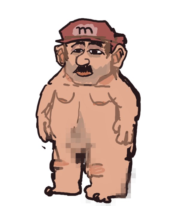 heyowen's tweet photo. Got inspired by @kn0nker 's sketch of Mario, spent the night sculpting it~~ https://t.co/Pz3jqvwIGl