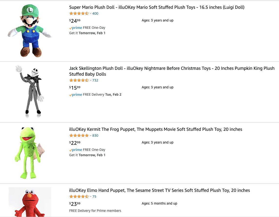 Quite the operation they have there!So many licenses with Disney. I wonder if illuOkey and Wen Lijiao did a deal with Iger. Not covered in his book though. https://www.amazon.com/s?me=AWQYPNFDAK5R3&marketplaceID=ATVPDKIKX0DER