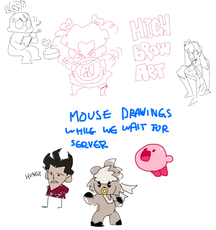 some more drawings from stream yesterday lol thanks everyone for joining! 