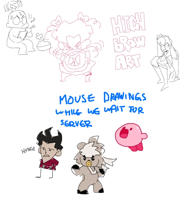 some more drawings from stream yesterday lol thanks everyone for joining! 