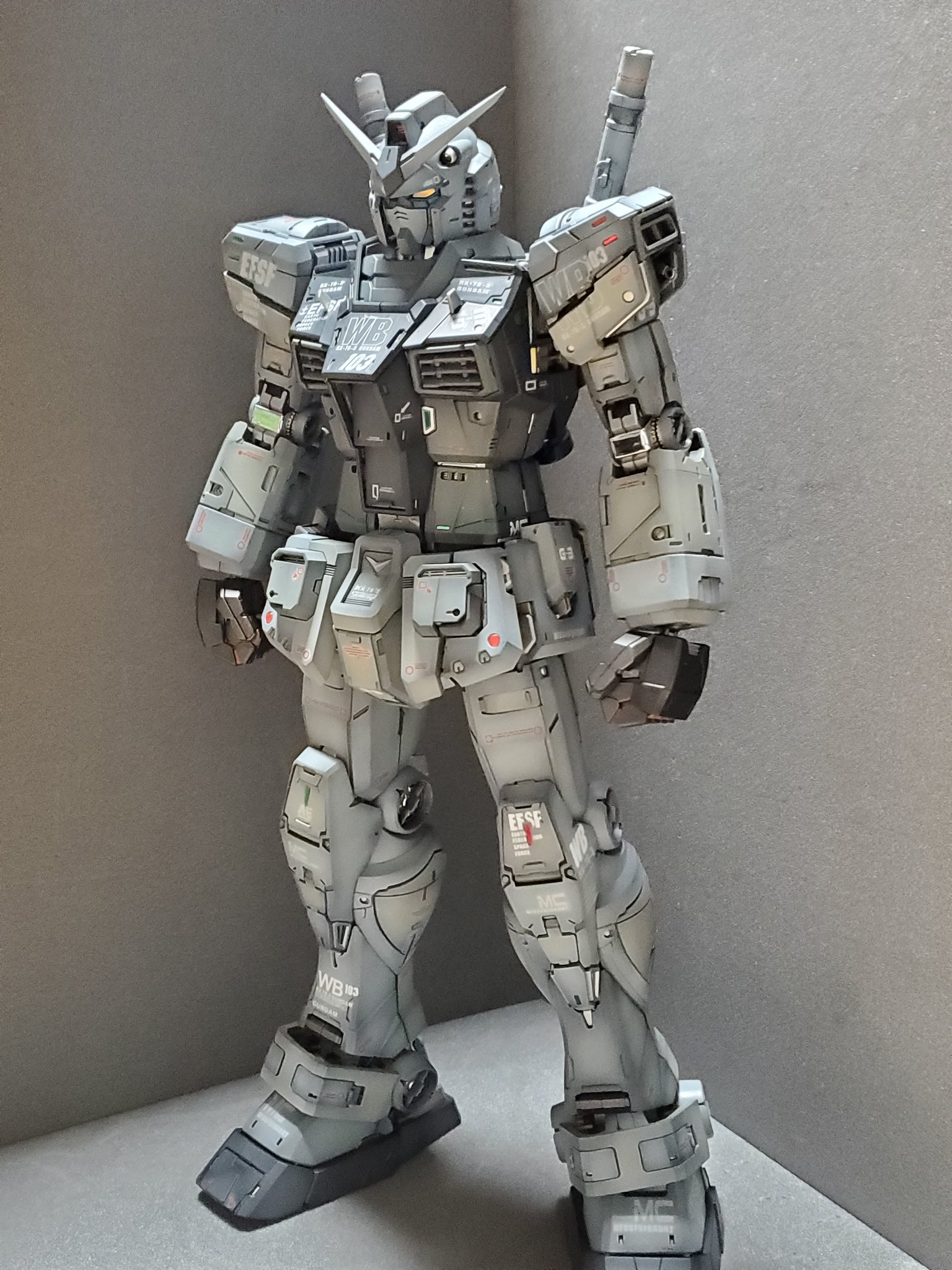 PG UNLEASHED RX-78-2 ガンダム　G3カラー完成品 Yahoo!オークション - PG UNLEASHED RX-78-2 ガンダム G3
