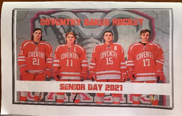 Great game for the Oakers!! Not only did we get the “W”, but we were also able to honor an Oaker Hockey tradition and celebrate our seniors... 
#11 Hayden Kearney 
#15 Nick Kanaczet 
#17 Nick Stevenin 
#21 Kevin Carey