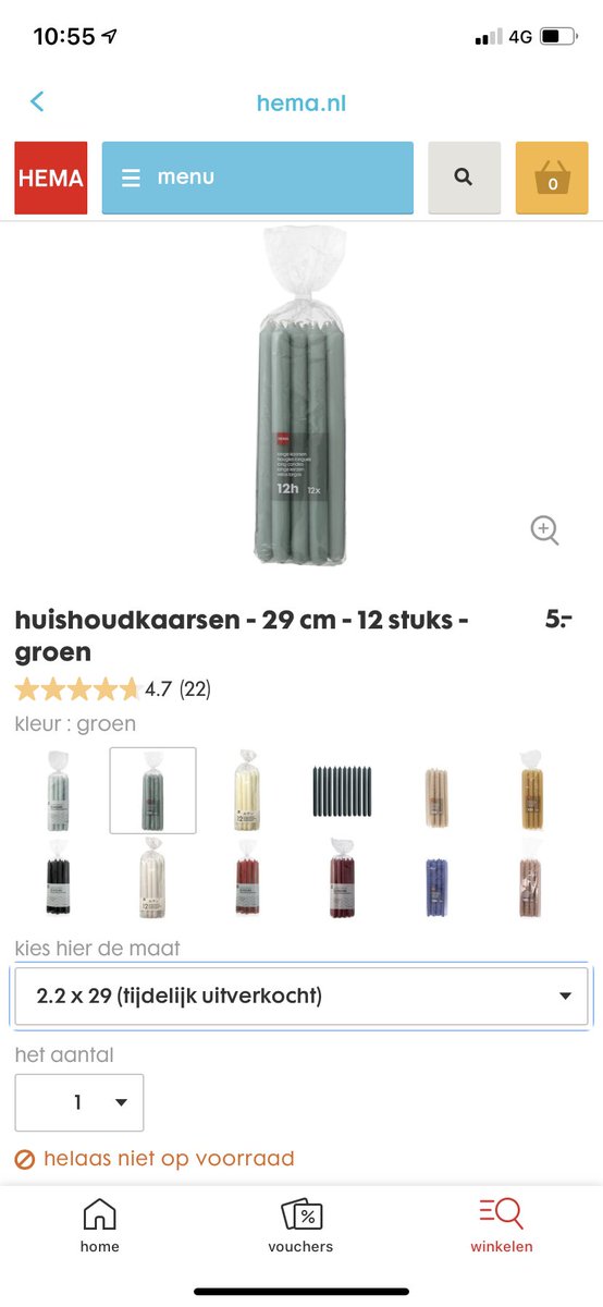 LaurenComiteau's tweet image. Has anyone else noticed that @HEMA is pretty much out of long candles? #runOnCandles? #HEMA #essentialItems