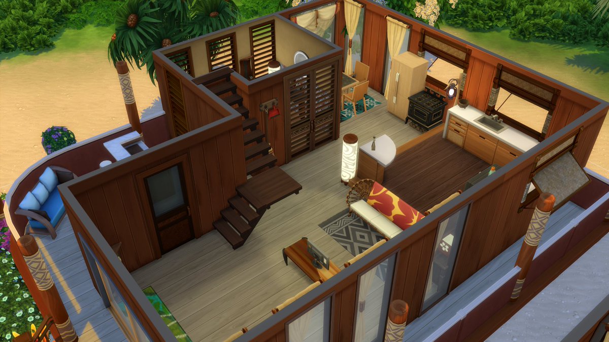 TinkerTheWizard's tweet photo. A lovely housing estate in #sulani which was incredibly fun to build! #originid is TinkerTheWizard #TheSims4 #thesims #ShowUsYourBuilds #beach #sunny https://t.co/q2DB1TIhAI