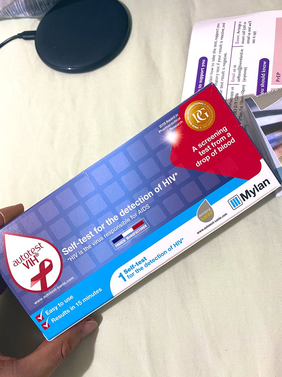 imyouraries's tweet photo. So I did this self HIV test at home. Pretty easy to use and not to mention it’s free. https://t.co/WjQz4oYFoE