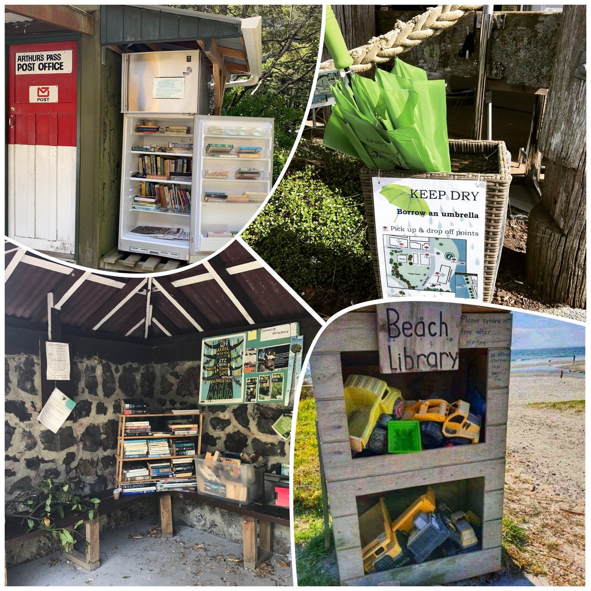 ipiveNZ's tweet photo. Great ideas are often simple. Titirangi's bus stop library is my favorite example of collaborative consumption, still have some books I took last year :)

#communitypower #ideas2021 #Collaboration #shared #creativethinking #newzeeland https://t.co/qaYxxsULwy