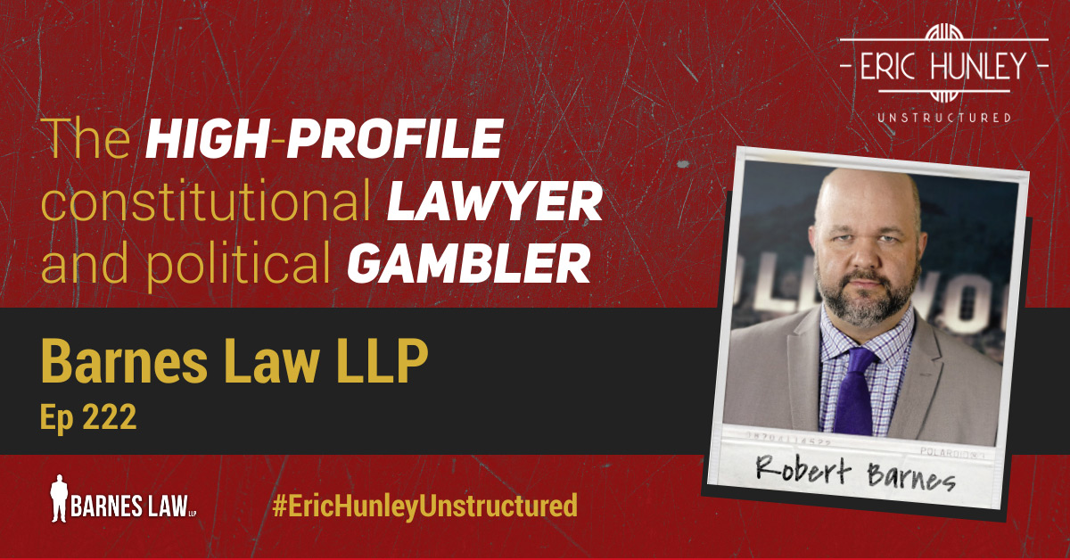 unstructuredp's tweet image. Eric Hunley has an Unstructured Interview with Robert Barnes the high profile constitutional lawyer and political gambler defending Amy Cooper #Law @Barnes_Law @hunleyeric #EricHunleyUnstructured #BarnesLaw #VivaandBarnes unstructuredpod.com/222 *****Explore my Podcast*****