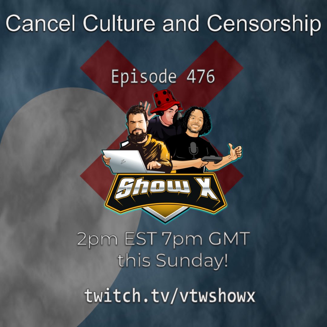 vtwshowx's tweet photo. A lot of thoughts, ideas, and information are shared everyday. Growth occurs from exploring these things, however do these ideas and information ever go too far? Is there a line at what should be allowed?

#Podcast #Censorship #CancelCulture #Gamestonk #WallStreetsBets https://t.co/3nsCB61LzZ