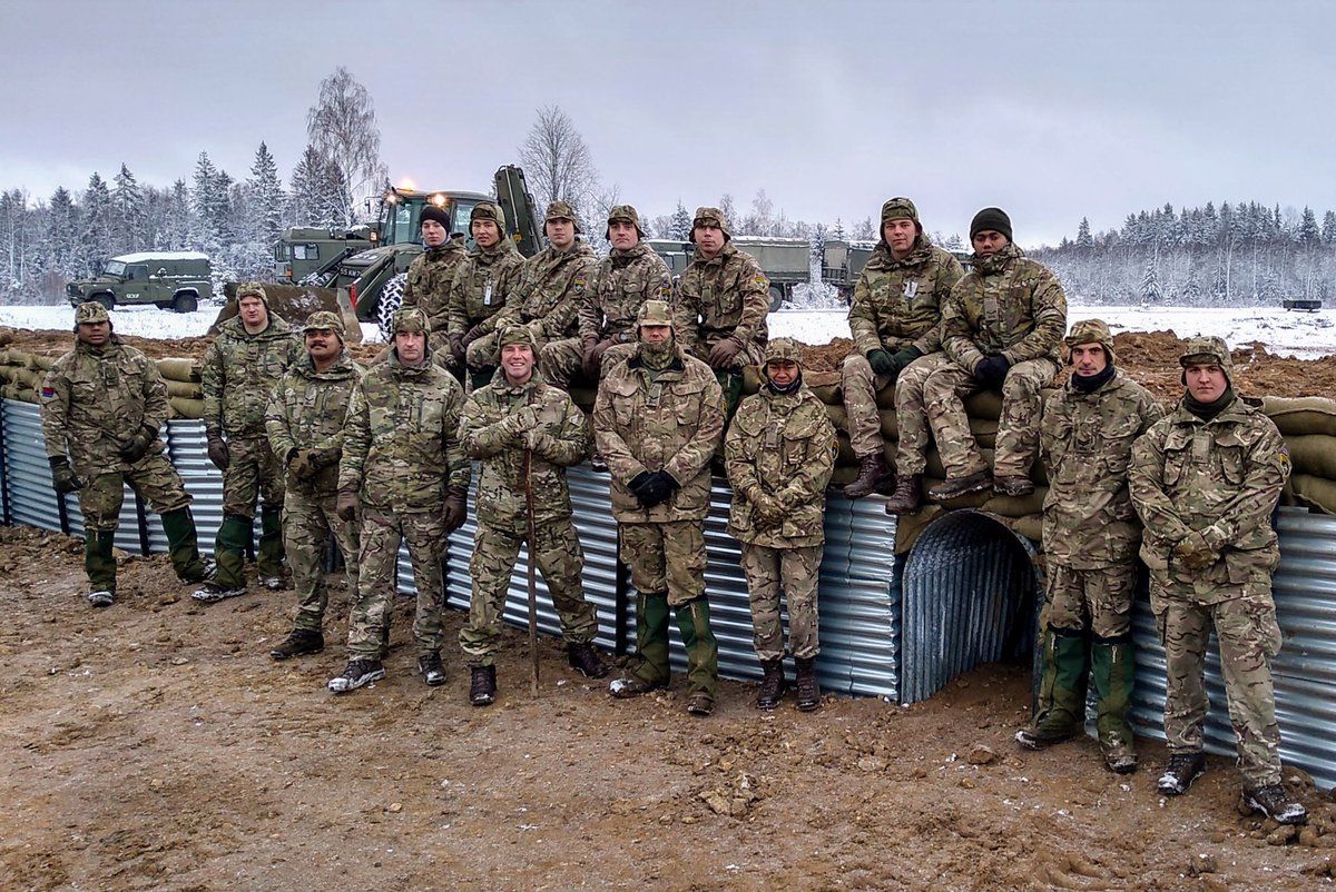 CO 5 RIFLES (@co_5rifles) on Twitter photo For the last few weeks, troops from <a href="/1stRegiment_RHA/">1st Regiment Royal Horse Artillery</a> and <a href="/22EngrRegt/">Commanding_Officer</a> have been constructing permanent gun pits on the nearby Central Training Area. Thanks for braving the snow to help enable future <a href="/Kaitsevagi/">Estonian Defence Forces | Eesti Kaitsevägi</a> and eFP Battlegroup training. @ComdUKeFP #WeAreNATO For the last few weeks, troops from <a href="/1stRegiment_RHA/">1st Regiment Royal Horse Artillery</a> and <a href="/22EngrRegt/">Commanding_Officer</a> have been constructing permanent gun pits on the nearby Central Training Area. Thanks for braving the snow to help enable future <a href="/Kaitsevagi/">Estonian Defence Forces | Eesti Kaitsevägi</a> and eFP Battlegroup training. @ComdUKeFP #WeAreNATO