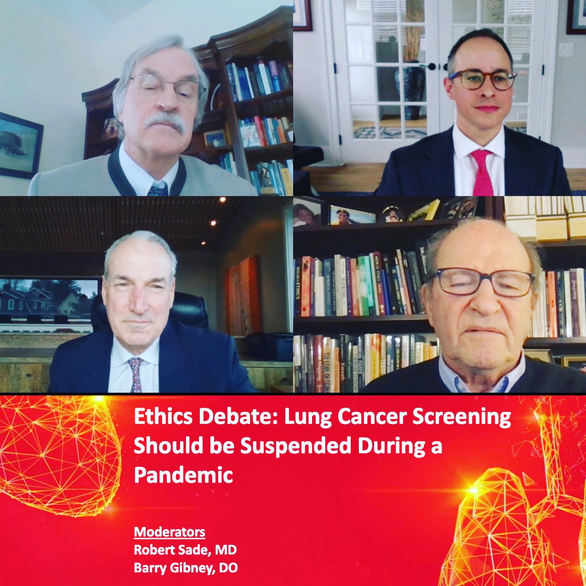 MUSC CT Surgery Residency (@ct_musc) on Twitter photo Fantastic debate on lung cancer screening during the COVID pandemic between Dr. Frank Detterbeck and Dr. Douglas Wood. Moderated by our very own Dr. Robert Sade and Dr. Barry Gibney! <a href="/DouglasEWood1/">Douglas E Wood</a> <a href="/BobSadeMD/">Robert Sade</a> <a href="/beargibney/">Barry Gibney, DO, FACS</a> #sts2021 Fantastic debate on lung cancer screening during the COVID pandemic between Dr. Frank Detterbeck and Dr. Douglas Wood. Moderated by our very own Dr. Robert Sade and Dr. Barry Gibney! <a href="/DouglasEWood1/">Douglas E Wood</a> <a href="/BobSadeMD/">Robert Sade</a> <a href="/beargibney/">Barry Gibney, DO, FACS</a> #sts2021