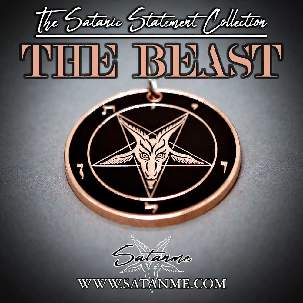 SatanmeOfficial's tweet photo. The Beast - Satanic Statement Collection
https://t.co/0xO2oVT78B

#Satanme #churchofsatan #satanism #satan #satanic #hailsatan #lefthandpath #occult #jewelry #SatanicStatements #SigilofBaphomet #baphomet #goatofmendes #satanicjewelry #satanicwarlock #satanicwitch #AntonLaVey https://t.co/n9gQ20eQq2