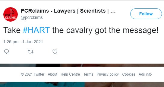 PCR Claims started teasing the arrival of HART back at the end of December 2020