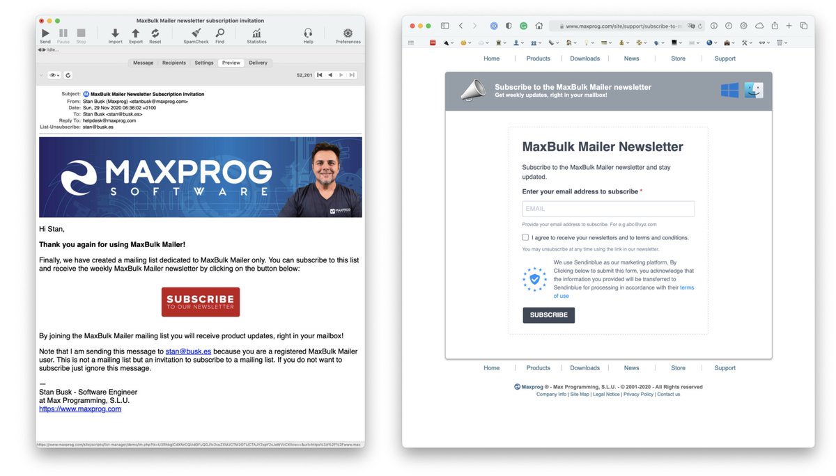 maxprog's tweet image. Creating and growing a list is something you have to do very carefully and in a very well-organized way. Well, at least if you want results!

Read more: bit.ly/2KQAEpM

#emailmarketing #emailmarketingsoftware #bulkemailsoftware #bulkemail #bulkemailmarketingtools