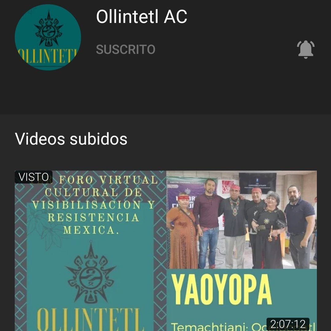 OLLINTETLAC's tweet photo. Comenzando con nuevos proyectos, dando una vuelta por nuestras vivencias del 1ER FORO VIRTUAL.
TLAOSHCAMATL MIYAC... https://t.co/gKulKyX6Kb
