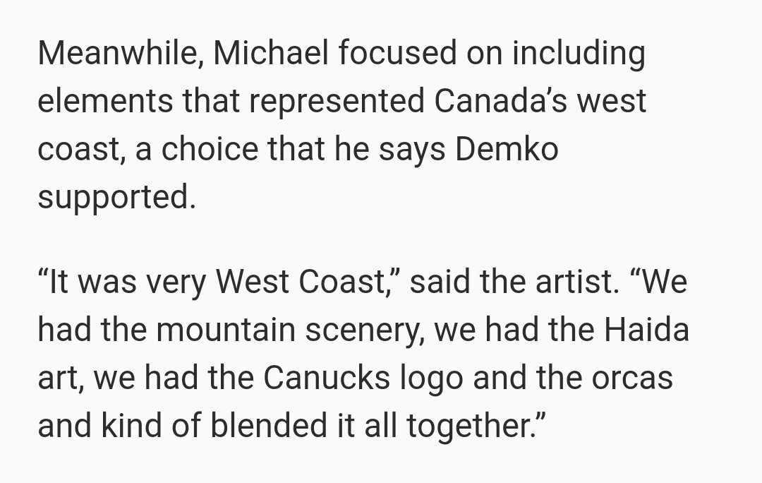 This is from a CTV article in September about the mask.Calling it "Haida art" is what really irks me. This isn't Haida art. This is a shutterstock "Haida Art Style" Sun image made by "Graham Langbroek" :  https://www.shutterstock.com/image-vector/sun-haida-art-style-1434018512