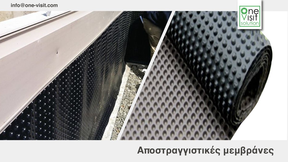 SolutionVisit's tweet photo. Βρείτε στην #onevisitsolution, αποστραγγιστικές μεμβράνες, σε προσιτές τιμές, κατάλληλες για την προστασία και την αποστράγγιση της στεγανοποίησης στα τοιχεία θεμελίωσης και σε υπόγειες κατασκευές!
#δομικα #υλικα #constructios #drainage #membranes #waterprofing #στεγανοποιηση https://t.co/GJmNKk4Djb
