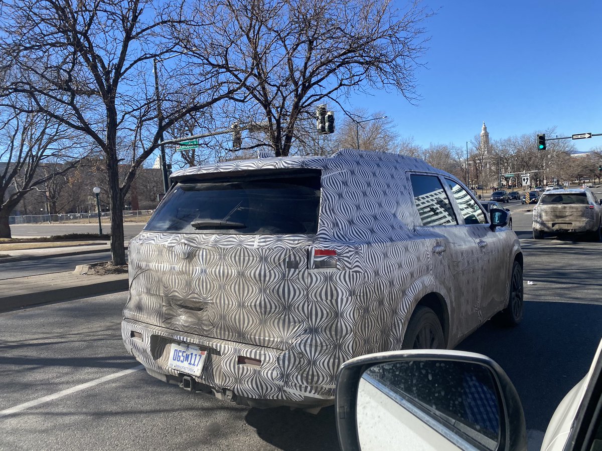 TimWJackson's tweet photo. Whatβs it?!? Two pre-production vehicles π in downtown Denver headed west for mountain π testing #spieShots #NoFrontView #Ideas https://t.co/PrTVboMQZ8