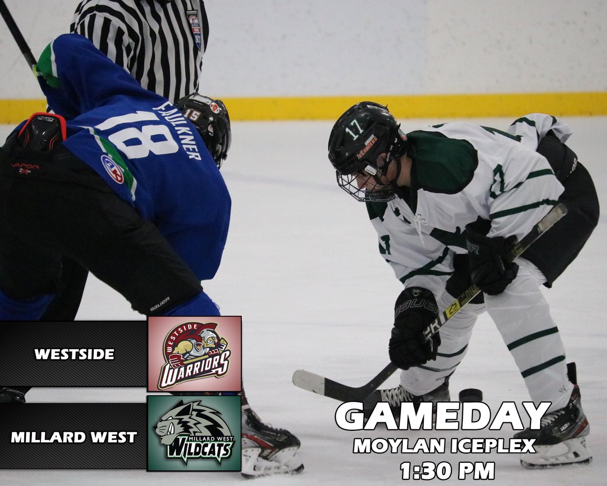 MWwildcatsHKY's tweet photo. It’s Millard West Hockey gameday! It’s senior night! We will be honoring our four seniors and will be playing Westside this afternoon.
📍Moylan Iceplex
⏰ 1:30 PM
#WildcatPower https://t.co/pBdM18hEQd