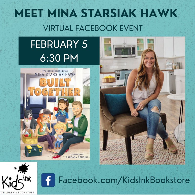 KidsInk's tweet photo. Join us Friday evening for for the launch of Mina’s new book about the uniqueness of families, diversity and acceptance. Facebook live. Call us to reserve a copy and she will sign for you. 317-255-2598 https://t.co/jLsfvQN65Y