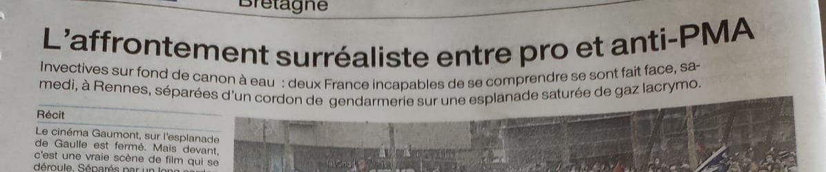 Il n’y a que les incultes de Ouest France pour croire que des scènes comme hier à l’esplanade CDG sont « surréalistes ». Non, si vous faisiez correctement votre travail, vous remarqueriez que c’est une habitude à  #Rennes, où l’impunité règne pour ceux que vous refusez de nommer.