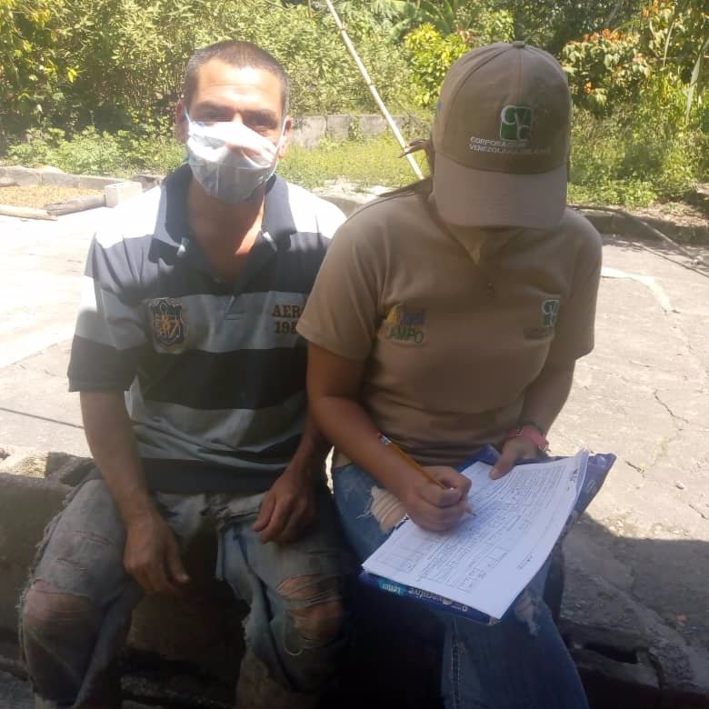 Avanzamos con el Registro de Caficultores CVC 2021 con un recorrido por el sector Los Bucares, parroquia Peñas Blancas de Chabasquén, Mun Unda, Portuguesa, con el apoyo de Misión Chamba Juvenil en el trabajo de campo para la atención técnica y social #EnVenezuelaNosCuidamos
