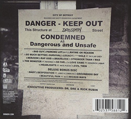 4.MMLP2His best album since the trilogy. It was like a modern version of the first lp, but he also tried new sounds. He blames his dad for his bad childhood, while he forgives his mother, showing his growth since the first MMLP. 1/2