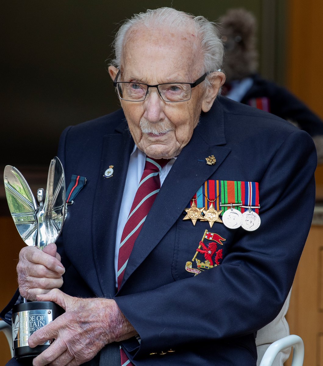 Pride of Britain (@prideofbritain) on Twitter photo Wishing our incredible Pride of Britain hero <a href="/captaintommoore/">Captain Sir Tom Moore</a> a speedy recovery and to see him back with his family very soon! Sending our love your way Sir Tom! ❤️ Wishing our incredible Pride of Britain hero <a href="/captaintommoore/">Captain Sir Tom Moore</a> a speedy recovery and to see him back with his family very soon! Sending our love your way Sir Tom! ❤️