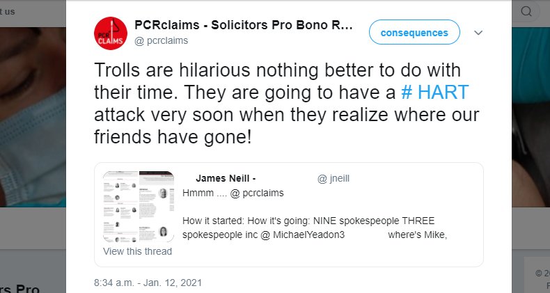 They weren't impressed at  @jneill spotting that their "spokespeople" were going elsewhere: