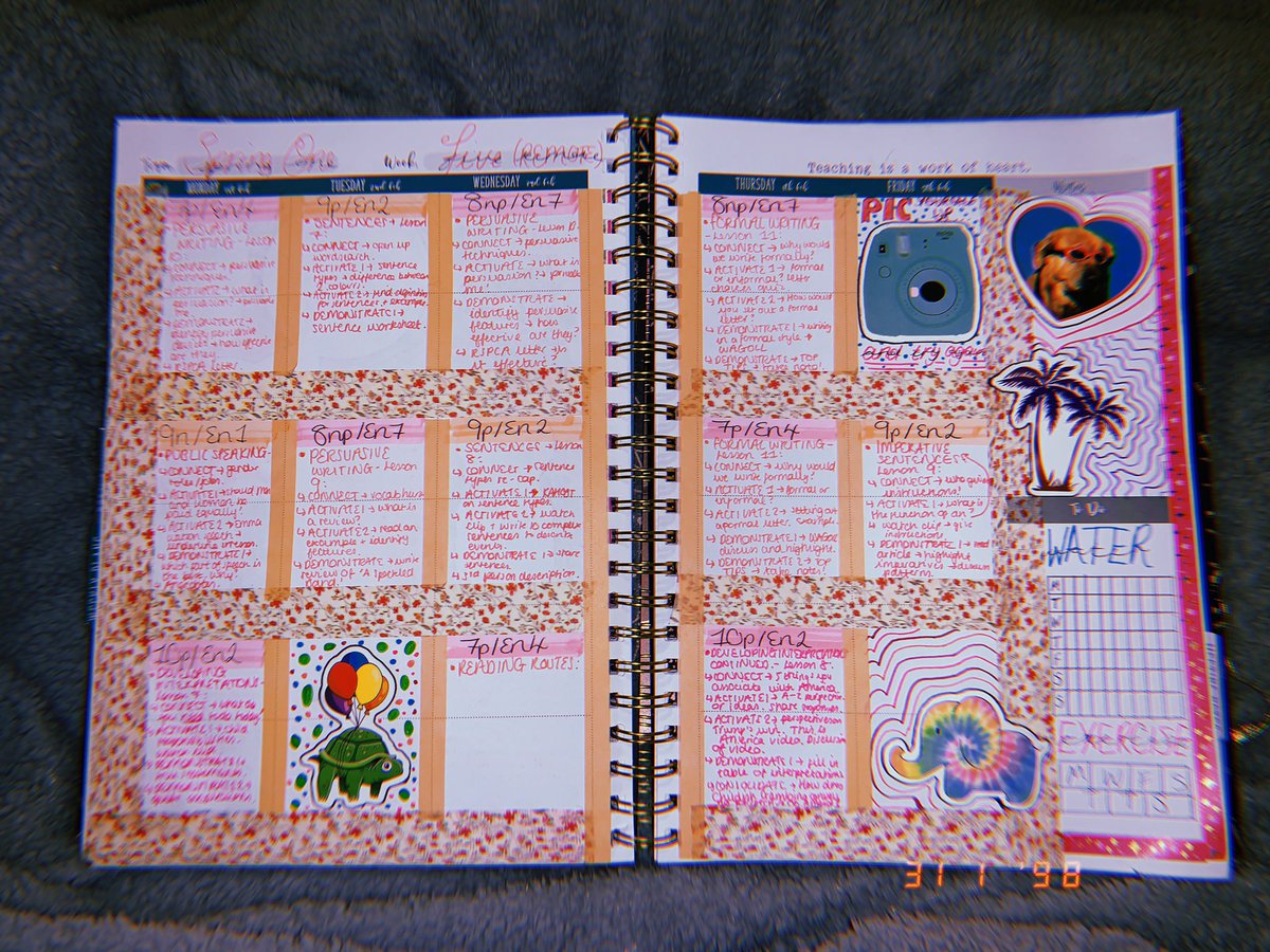 Miss_Hughes29's tweet photo. Another week of remote teaching all planned in my @TPositiveTC planner - let’s do this!
#education #remotelearning #remoteteaching #teacher #teachertwitter #edutwitter #GoogleClassroom #teamenglish #plannerinspo #NQT #sundayvibes https://t.co/UoiqlEnIFo