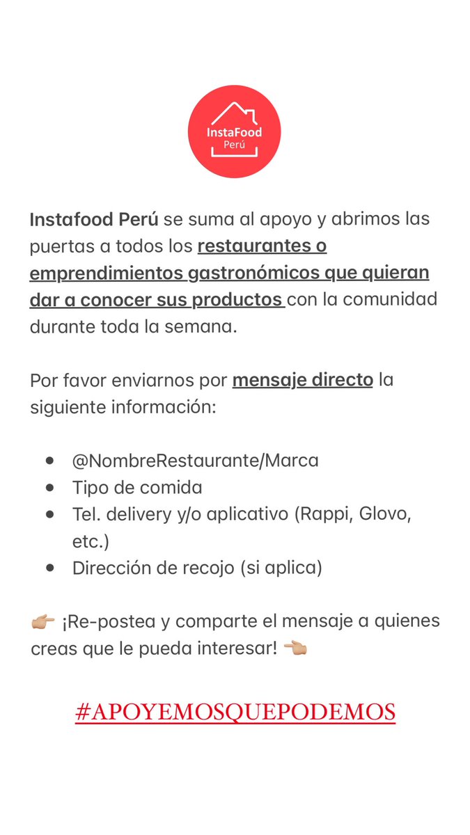 InstafoodPeru's tweet photo. Sólo por Instagram! https://t.co/y2TQT7knmc