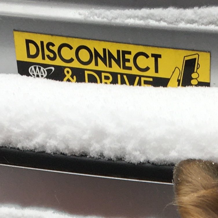 CollieCrusader's tweet photo. 🚗❄️⚠️📵 My #PSAforTheDay
If you must get out on the roads please #DisconnectAndDrive 📵
Thanks @AAAMidAtlantic for great 🔋 service and thanks @AAACarolinas for the 🚙 bumper sticker!
#roughcollie #collie #smartdogbreed #aaacarolinas #aaamidatlantic #StaySafe https://t.co/aKWkJUAEvb