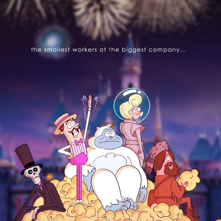 Meet the smallest workers on earth! #ParkPoppers created by Joe Pitt ( #GravityFalls) would have focused on the tiny popcorn turners at Disneyland are real and would have focused on their adventures at the parks! https://www.instagram.com/p/BVpxMkEn0Ig/&nbsp;