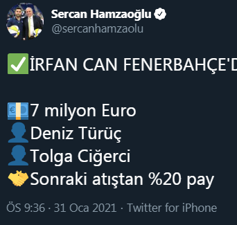 Galatasaray 7.5M + Linnes'le masadayken / Galatasaray masadan kalkınca..