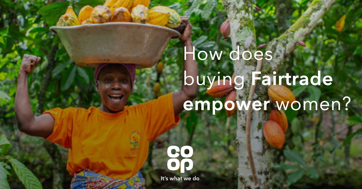 Not only does choosing Fairtrade cocoa and chocolate from <a href="/coopuk/">Co-op</a> ensure a better life for producers around the world, you are directly helping to empower women and achieve gender equality in the cocoa industry 🙋‍♀️ #ItsWhatWeDo #EachForEqual
coop.uk/2TNW7Qw
