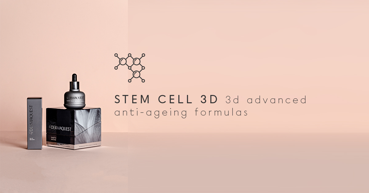 DermaQuest's tweet photo. Our Stem Cell 3D advanced anti-aging formulas feature key ingredients; stem cells, peptides &amp; anti-oxidants.Treat your skin to the ultimate in skincare with our luxurious collection. A blend of plant stem cells, peptides &amp; botanicals work together to fight the signs of ageing. https://t.co/0A8sey5JGs
