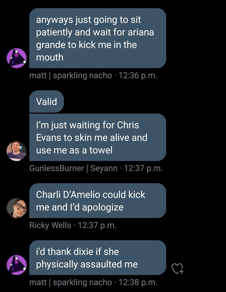 This chat is way too horny today