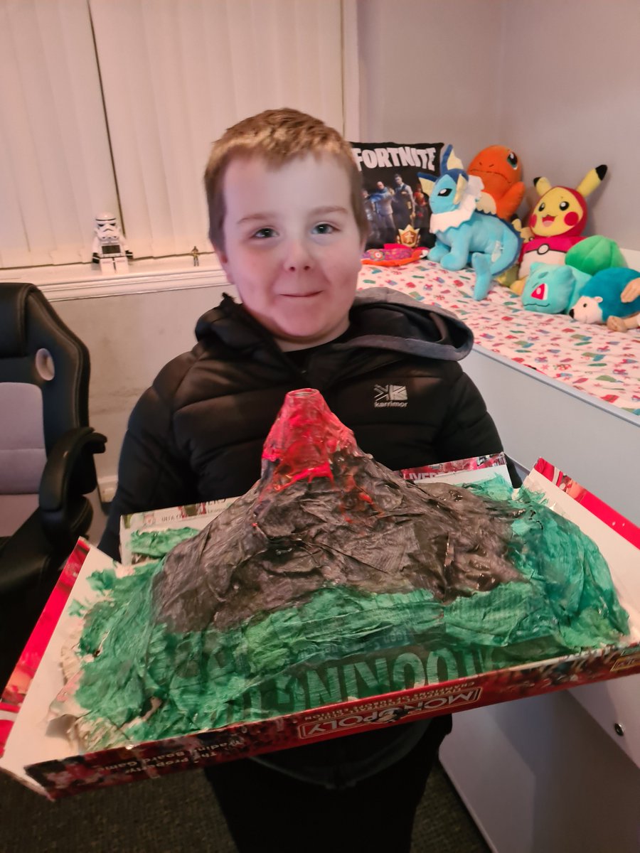 nickystopforth1's tweet image. Laytons volcano for Mrs Stott! He's worked really hard on this and tomorrow we will make it errupt 🌋🤞 @RimroseHope