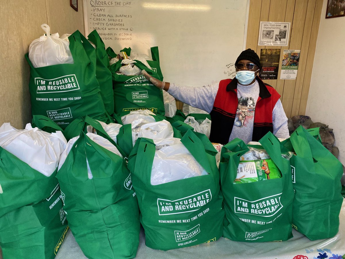 carolynhparrish's tweet photo. Black History Month: best time to recognize four black women who pull Malton through the darkest days of the pandemic. This is Mount Zion’s Beverly Patterson who, with Hyacinth Harper run a food bank. My two other heroes are staffer Pat McNaughton &amp; MNS star Blossom Patterson. ❤️ https://t.co/sCP7rBsbfL