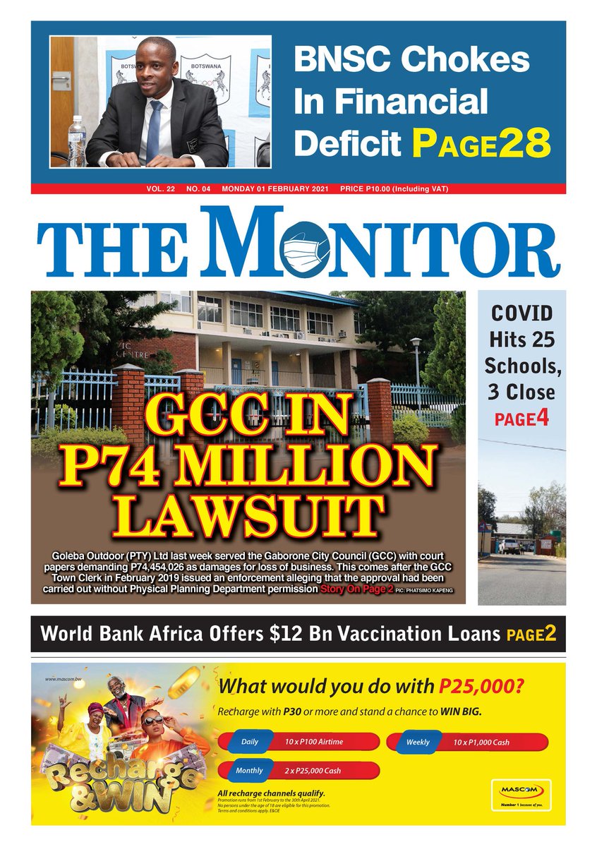 #FrontPage this week: GCC In P74 Million Lawsuit