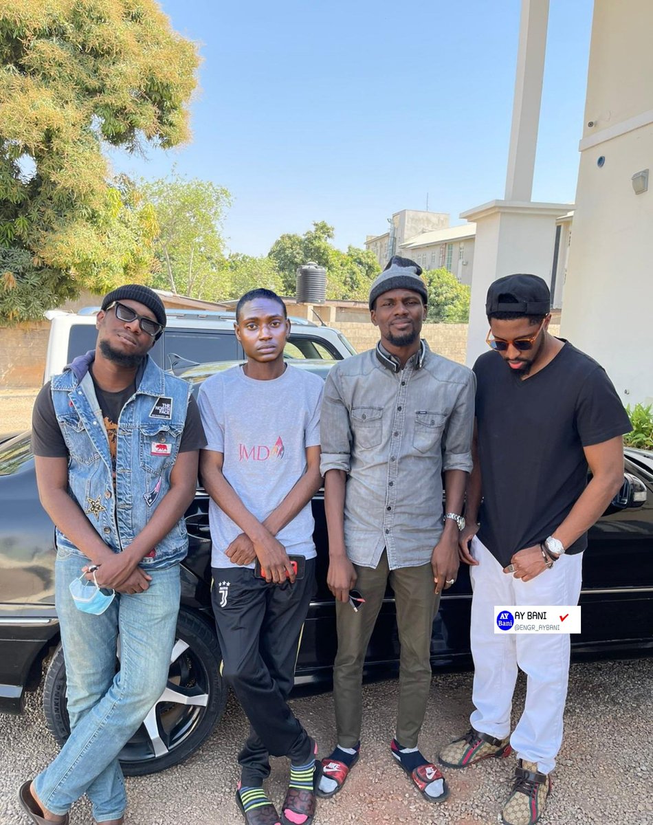 engr_aybani's tweet photo. Me and My people ๐ค๐ค #MyDeenMyswag & #Dadeen #djab #MaiIdoDa and @officialdeezell https://t.co/yc9LShEmHX