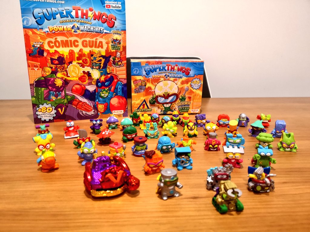 ChicoMarrero's tweet photo. COLECCIONISMO🎫| Para acabar el domingo, comenzamos hoy con los peques la nueva colección de #Superthings #PowerMachines. En busca del nuevo #UltraRaro #DoctorVolt ¡Vamos! #Coleccionismo #Hobby #Figuritas #EstebanLeandroyYo 👨👦👦👌🏻 https://t.co/xXrsrjRd7Q