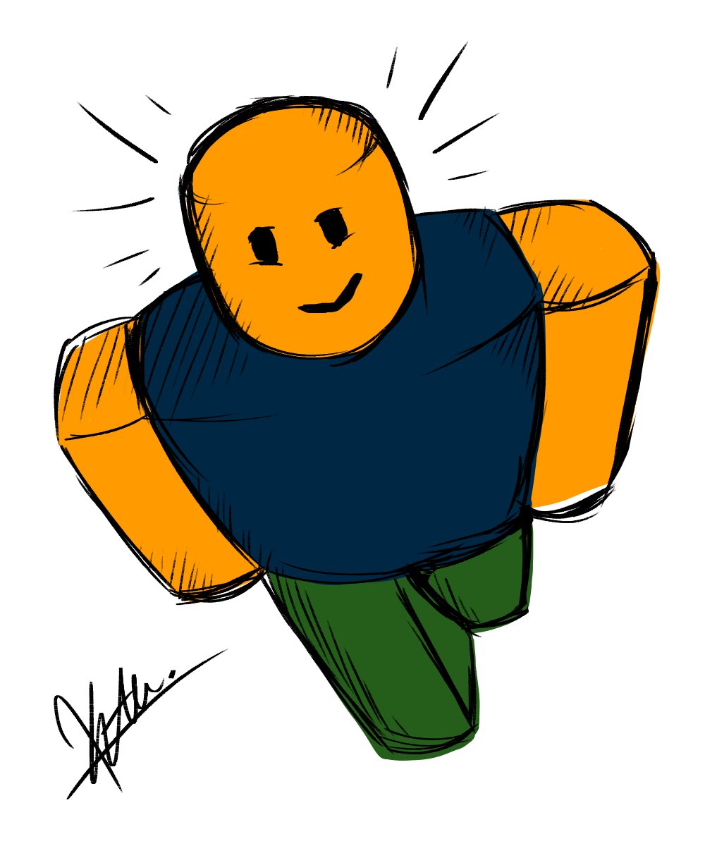 robloxytfanart on X: Buff noob @Roblox  / X