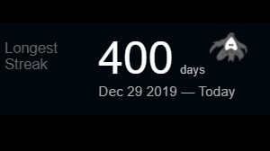 every.
single.
day.
#runstreak