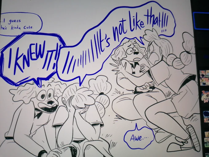 Finished a GN script AND went out to see snow AND am managing to get a bit of drawing in? I'm coming back to life fo sure. 